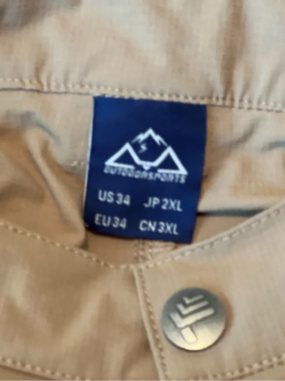 Men's TAKVASEN cargo shorts, W34